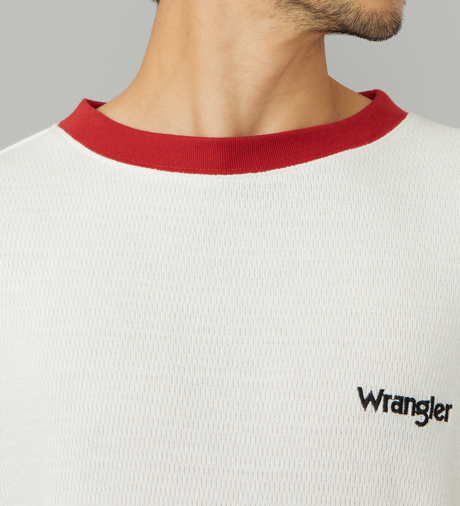 Wrangler(ラングラー)のWAFFLE L/S TEE/ワッフル長袖Tシャツ|トップス/Tシャツ/カットソー/メンズ|ホワイト