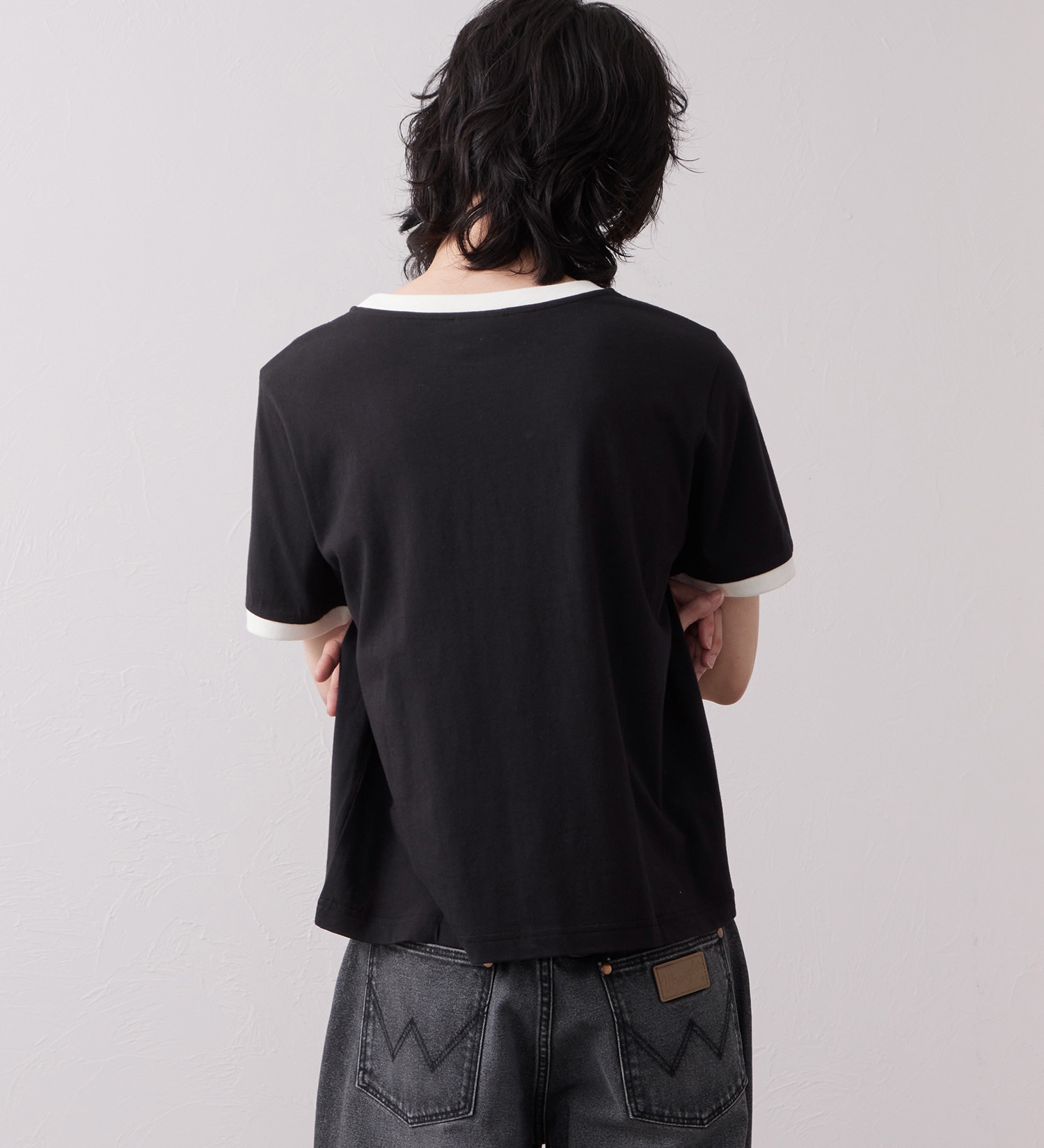 Wrangler(ラングラー)のWRINGER TEE / リンガーTシャツ|トップス/Tシャツ/カットソー/メンズ|ブラック