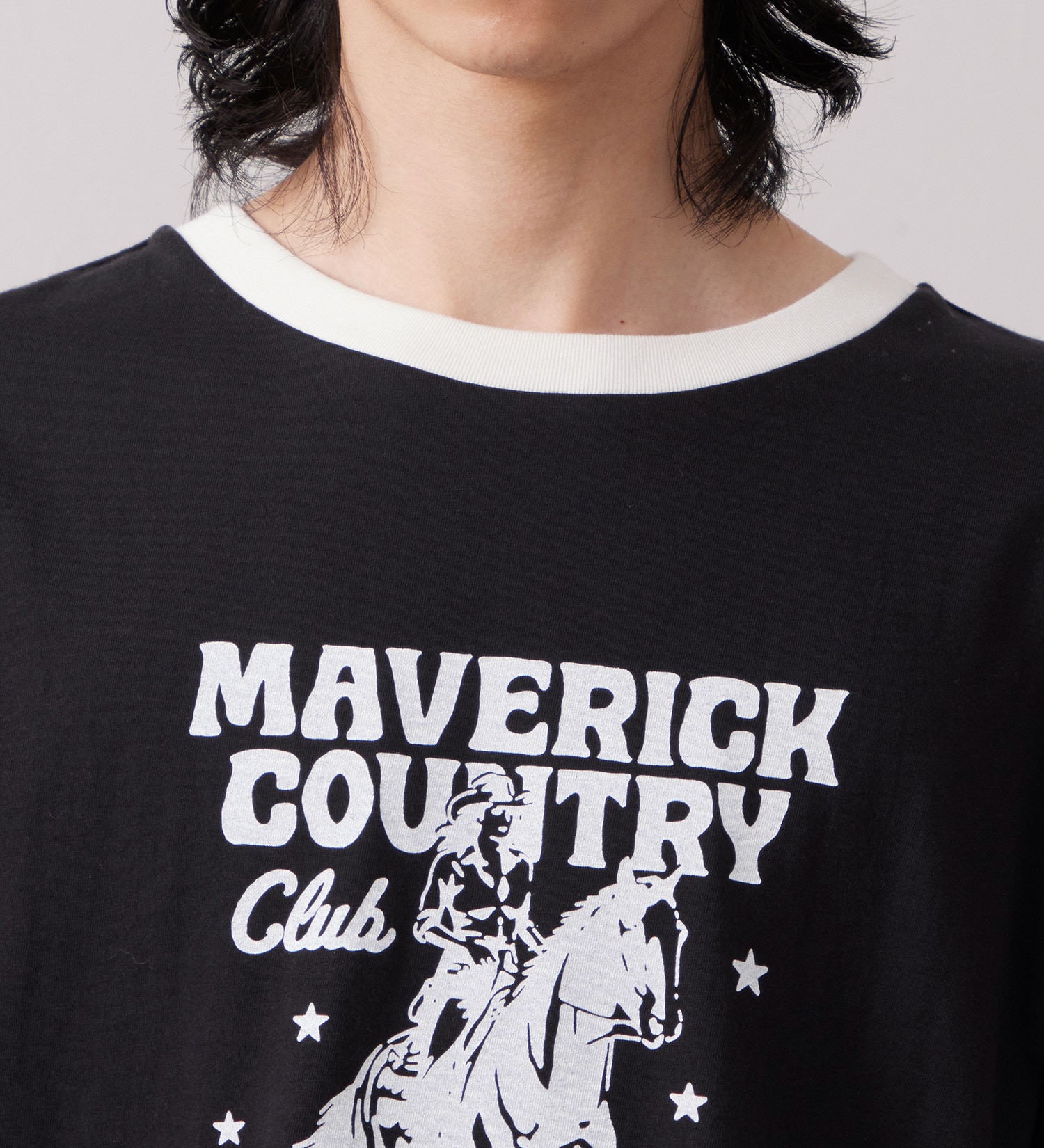 Wrangler(ラングラー)のWRINGER TEE / リンガーTシャツ|トップス/Tシャツ/カットソー/メンズ|ブラック