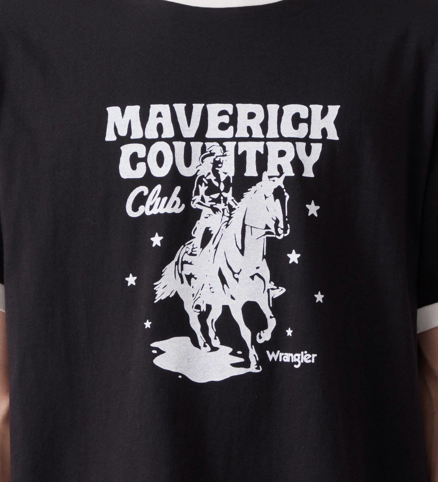 Wrangler(ラングラー)のWRINGER TEE / リンガーTシャツ|トップス/Tシャツ/カットソー/メンズ|ブラック