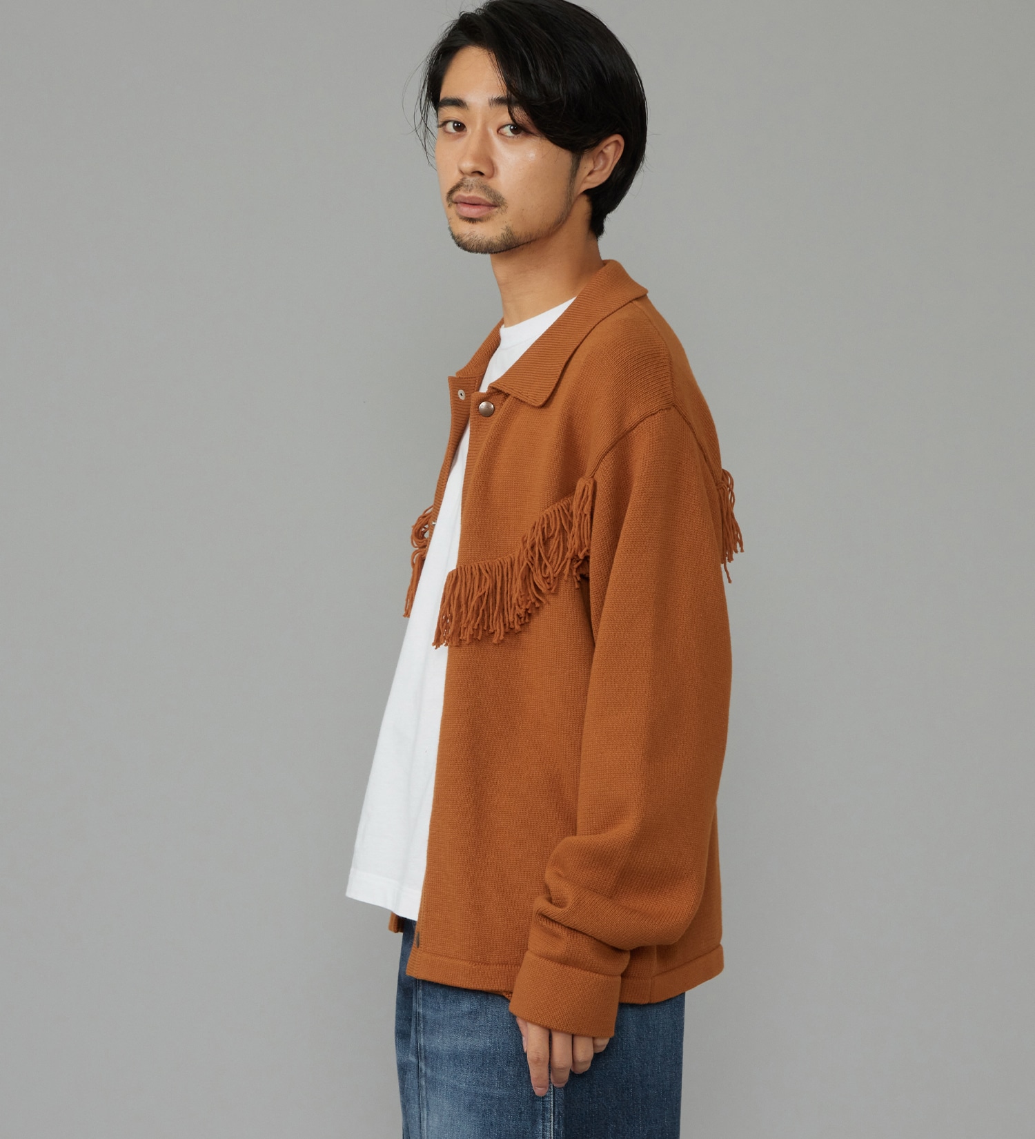 Wrangler(ラングラー)のKNIT JACKET/ニットジャケット|ジャケット/アウター/その他アウター/メンズ|オレンジ