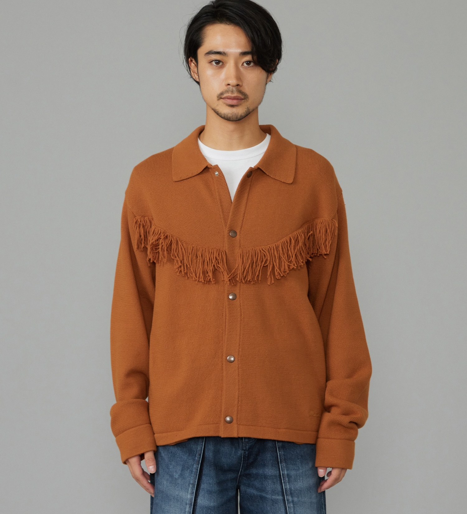 Wrangler(ラングラー)のKNIT JACKET/ニットジャケット|ジャケット/アウター/その他アウター/メンズ|オレンジ