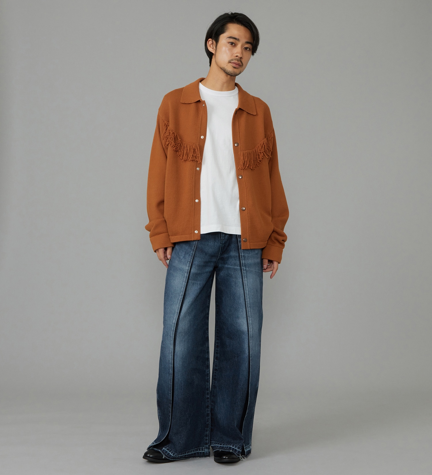 Wrangler(ラングラー)のKNIT JACKET/ニットジャケット|ジャケット/アウター/その他アウター/メンズ|オレンジ