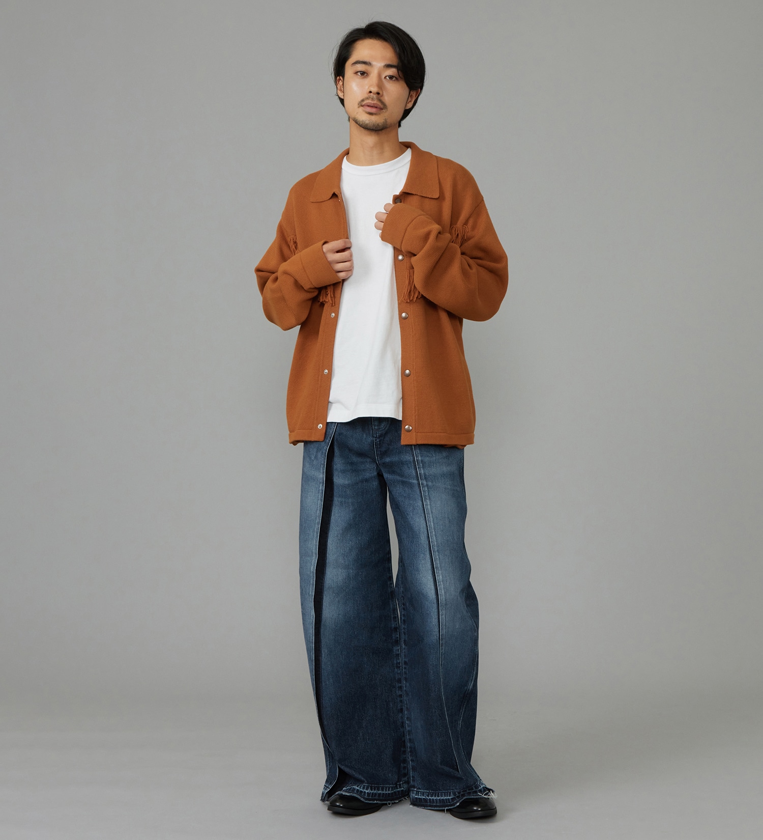 Wrangler(ラングラー)のKNIT JACKET/ニットジャケット|ジャケット/アウター/その他アウター/メンズ|オレンジ