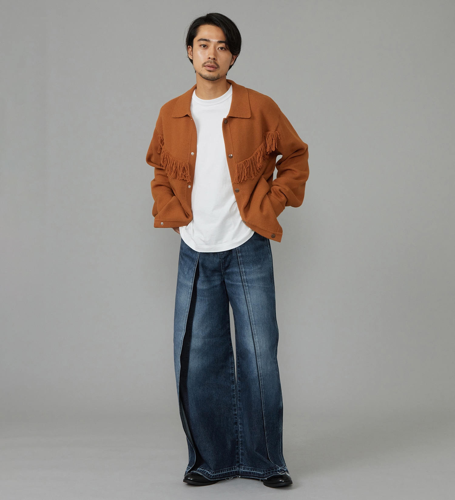 Wrangler(ラングラー)のKNIT JACKET/ニットジャケット|ジャケット/アウター/その他アウター/メンズ|オレンジ