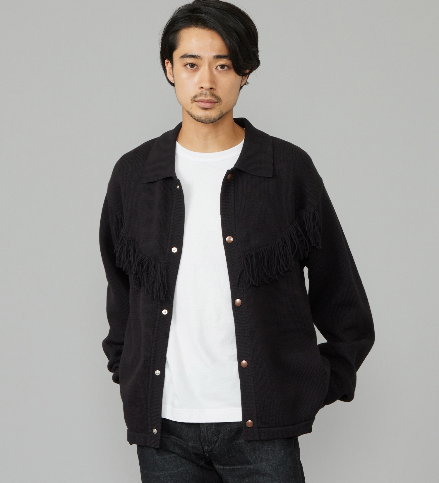Wrangler(ラングラー)のKNIT JACKET/ニットジャケット|ジャケット/アウター/その他アウター/メンズ|ブラック