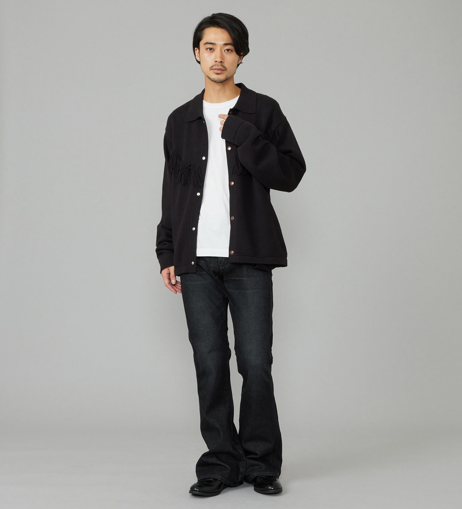 Wrangler(ラングラー)のKNIT JACKET/ニットジャケット|ジャケット/アウター/その他アウター/メンズ|ブラック