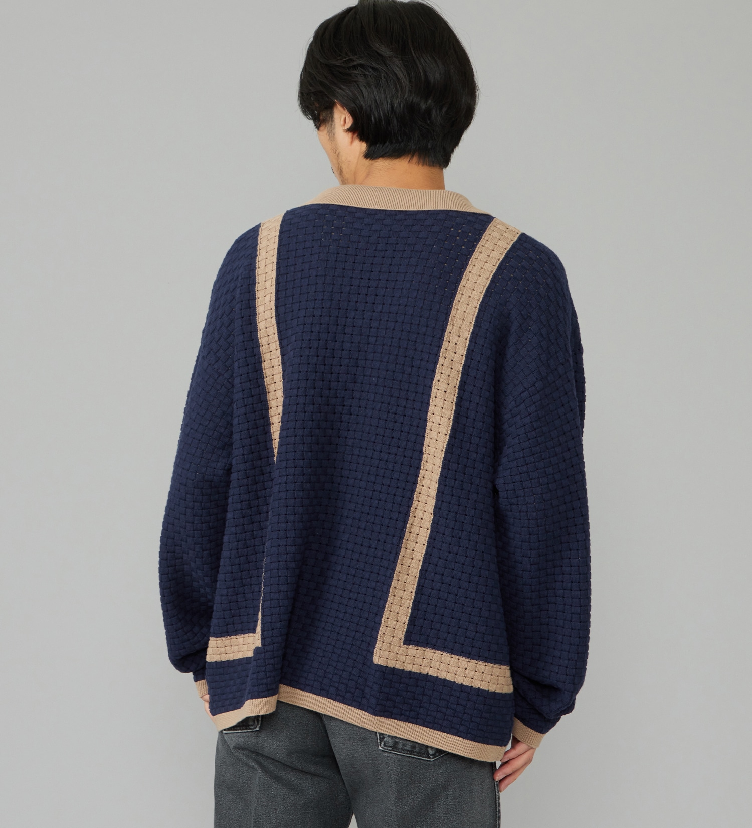Wrangler(ラングラー)のKNIT SHIRTS/ニットシャツ|トップス/シャツ/ブラウス/メンズ|ネイビー