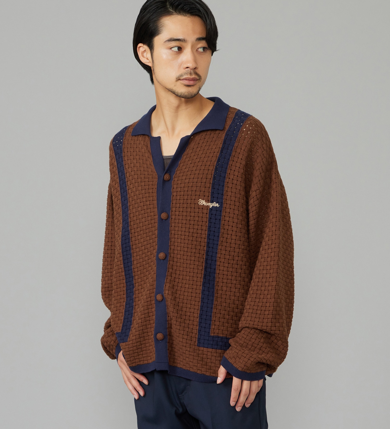 Wrangler(ラングラー)のKNIT SHIRTS/ニットシャツ|トップス/シャツ/ブラウス/メンズ|ブラウン