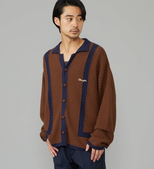 Wrangler(ラングラー)のKNIT SHIRTS/ニットシャツ|トップス/シャツ/ブラウス/メンズ|ブラウン