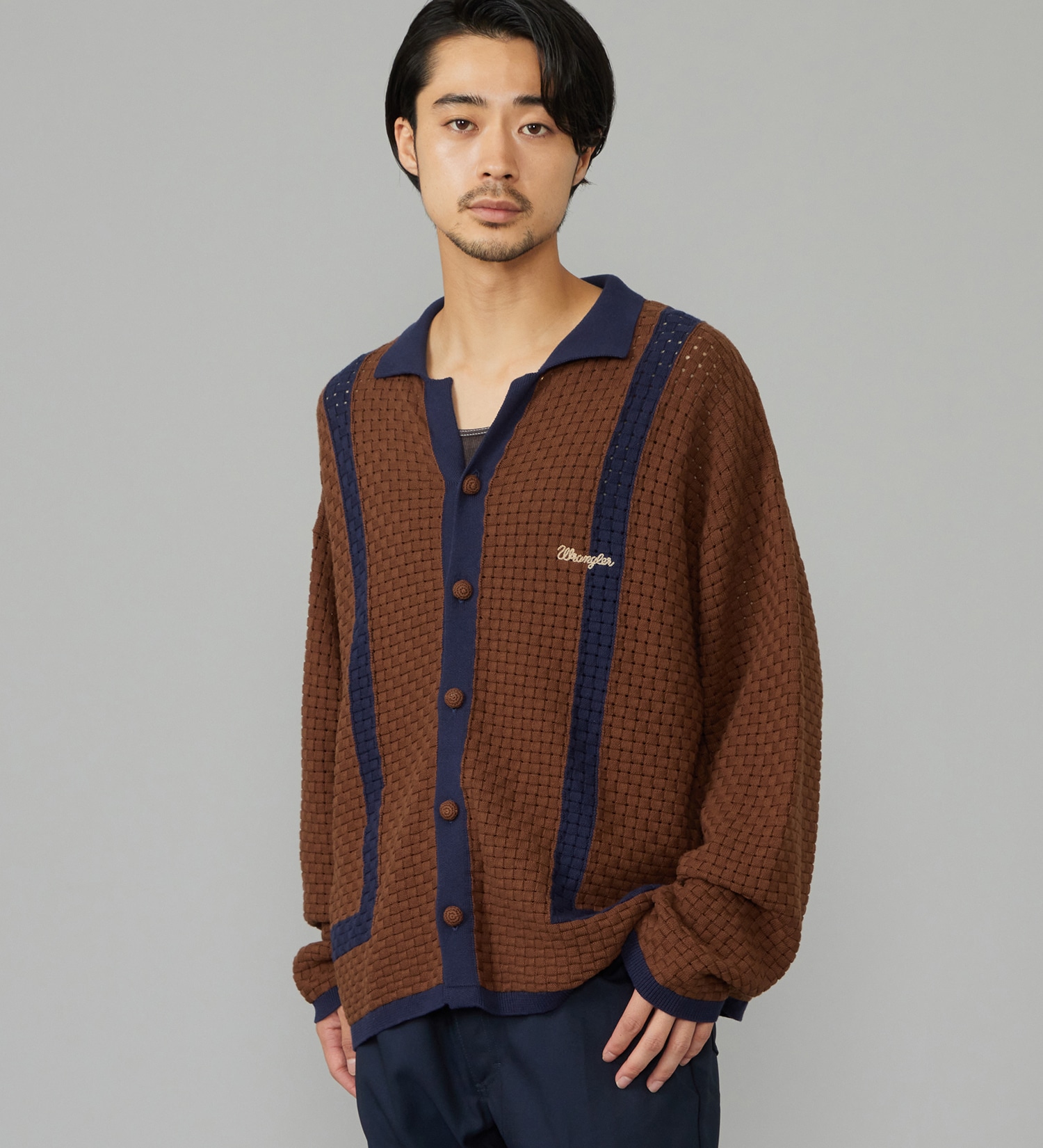 Wrangler(ラングラー)のKNIT SHIRTS/ニットシャツ|トップス/シャツ/ブラウス/メンズ|ブラウン