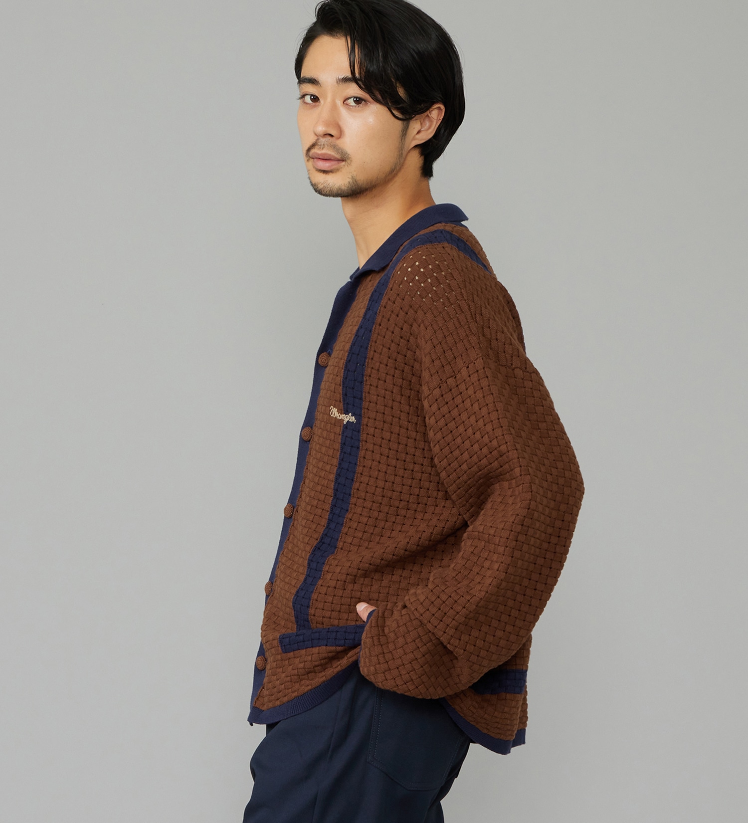 Wrangler(ラングラー)のKNIT SHIRTS/ニットシャツ|トップス/シャツ/ブラウス/メンズ|ブラウン