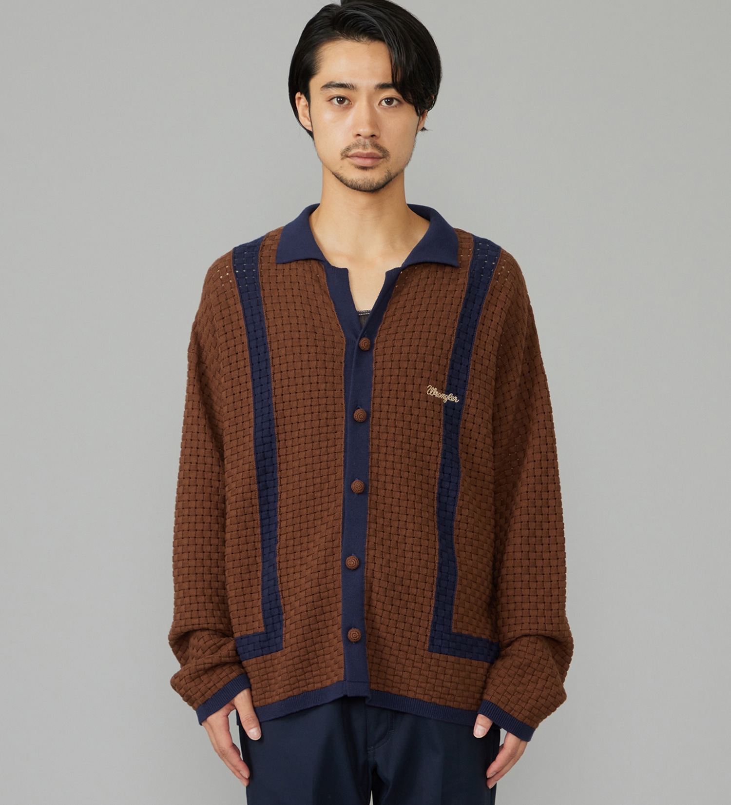Wrangler(ラングラー)のKNIT SHIRTS/ニットシャツ|トップス/シャツ/ブラウス/メンズ|ブラウン