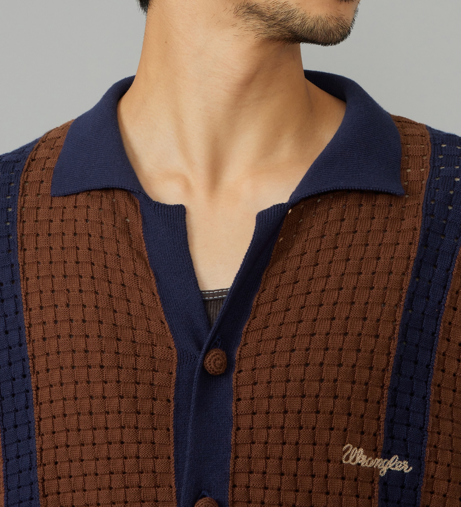 Wrangler(ラングラー)のKNIT SHIRTS/ニットシャツ|トップス/シャツ/ブラウス/メンズ|ブラウン