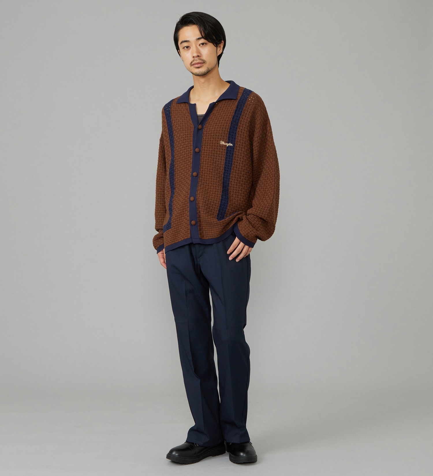 Wrangler(ラングラー)のKNIT SHIRTS/ニットシャツ|トップス/シャツ/ブラウス/メンズ|ブラウン