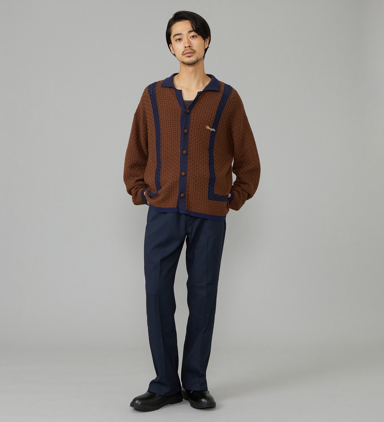 Wrangler(ラングラー)のKNIT SHIRTS/ニットシャツ|トップス/シャツ/ブラウス/メンズ|ブラウン