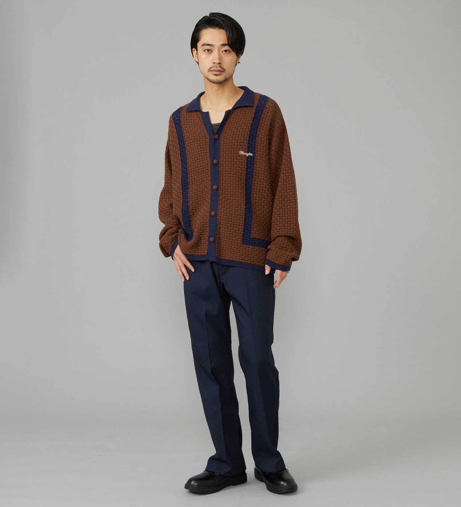 Wrangler(ラングラー)のKNIT SHIRTS/ニットシャツ|トップス/シャツ/ブラウス/メンズ|ブラウン