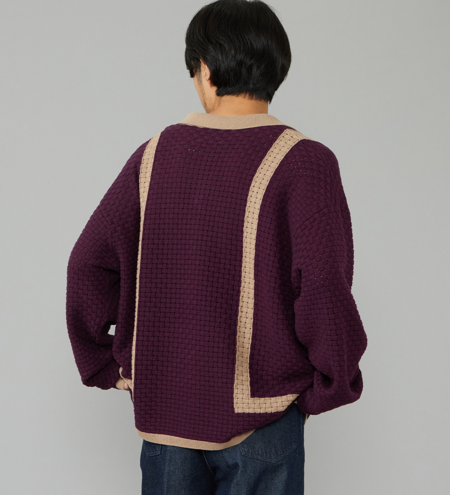 Wrangler(ラングラー)のKNIT SHIRTS/ニットシャツ|トップス/シャツ/ブラウス/メンズ|ワイン