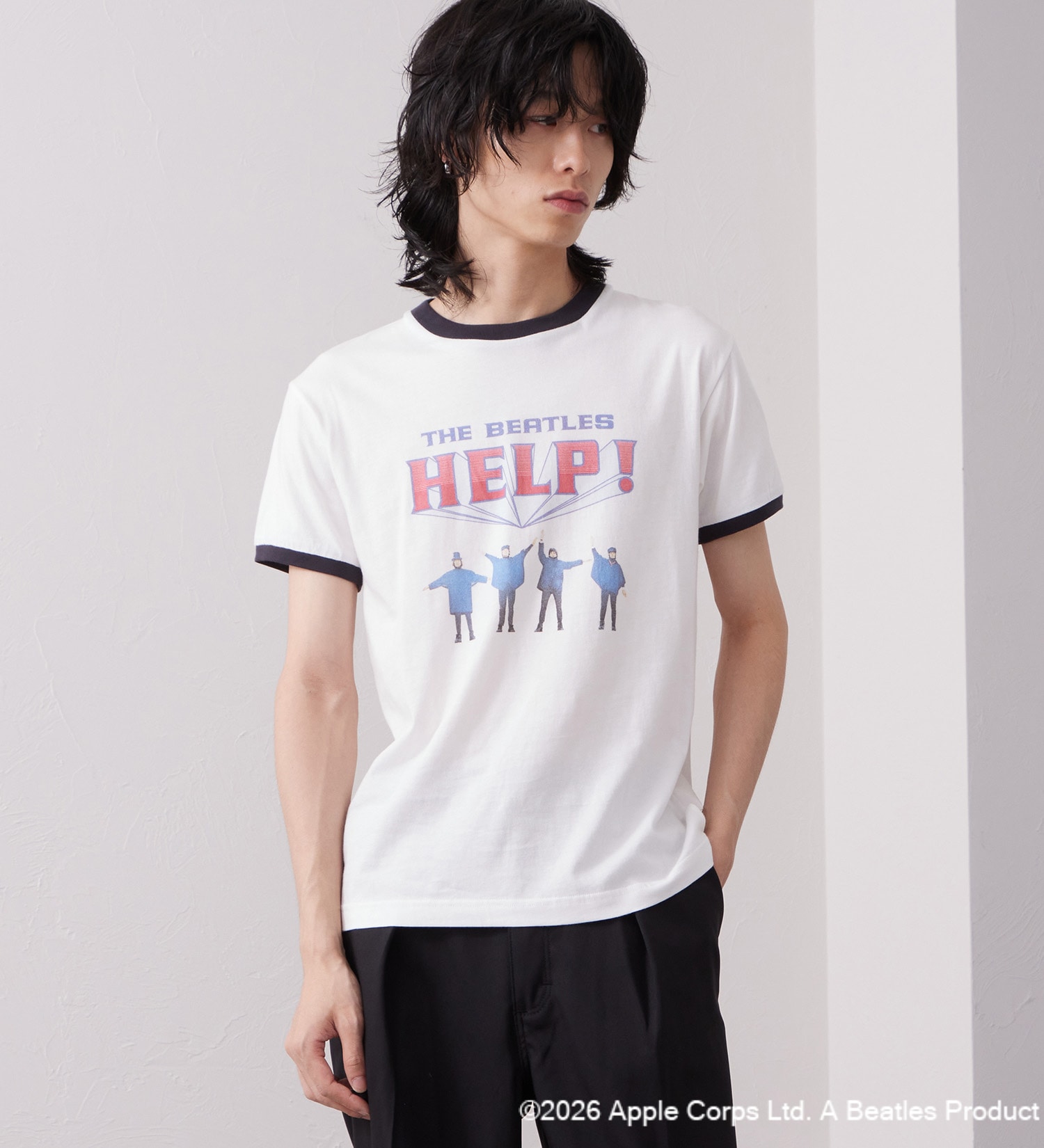 Wrangler(ラングラー)のWRINGER TEE SHIRTS【BEATLES】|トップス/Tシャツ/カットソー/メンズ|ネイビー