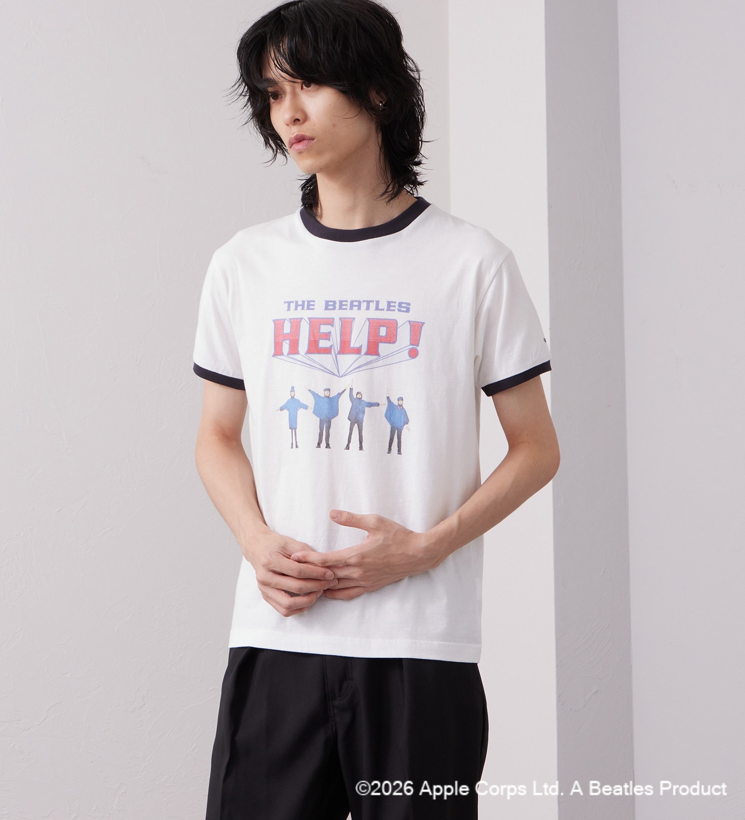 Wrangler(ラングラー)のWRINGER TEE SHIRTS【BEATLES】|トップス/Tシャツ/カットソー/メンズ|ネイビー