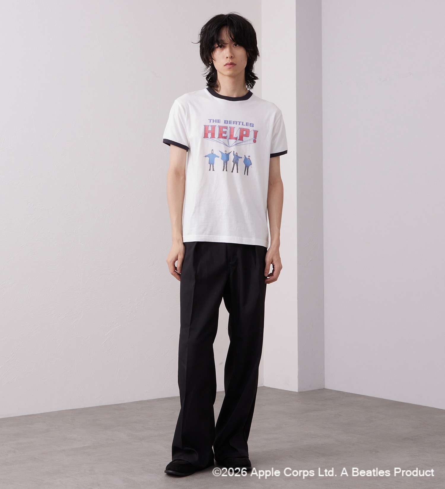 Wrangler(ラングラー)のWRINGER TEE SHIRTS【BEATLES】|トップス/Tシャツ/カットソー/メンズ|ネイビー