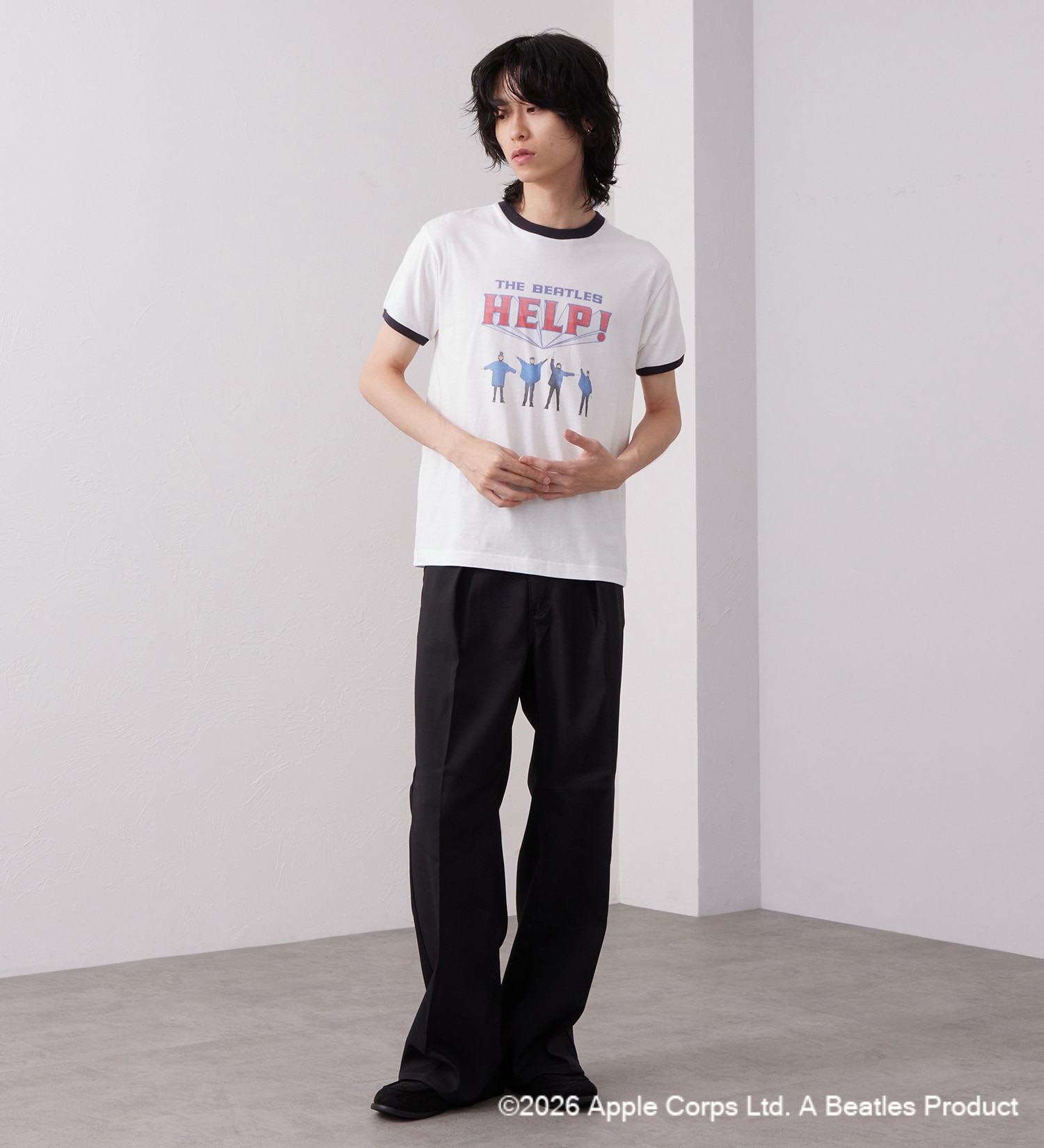 Wrangler(ラングラー)のWRINGER TEE SHIRTS【BEATLES】|トップス/Tシャツ/カットソー/メンズ|ネイビー