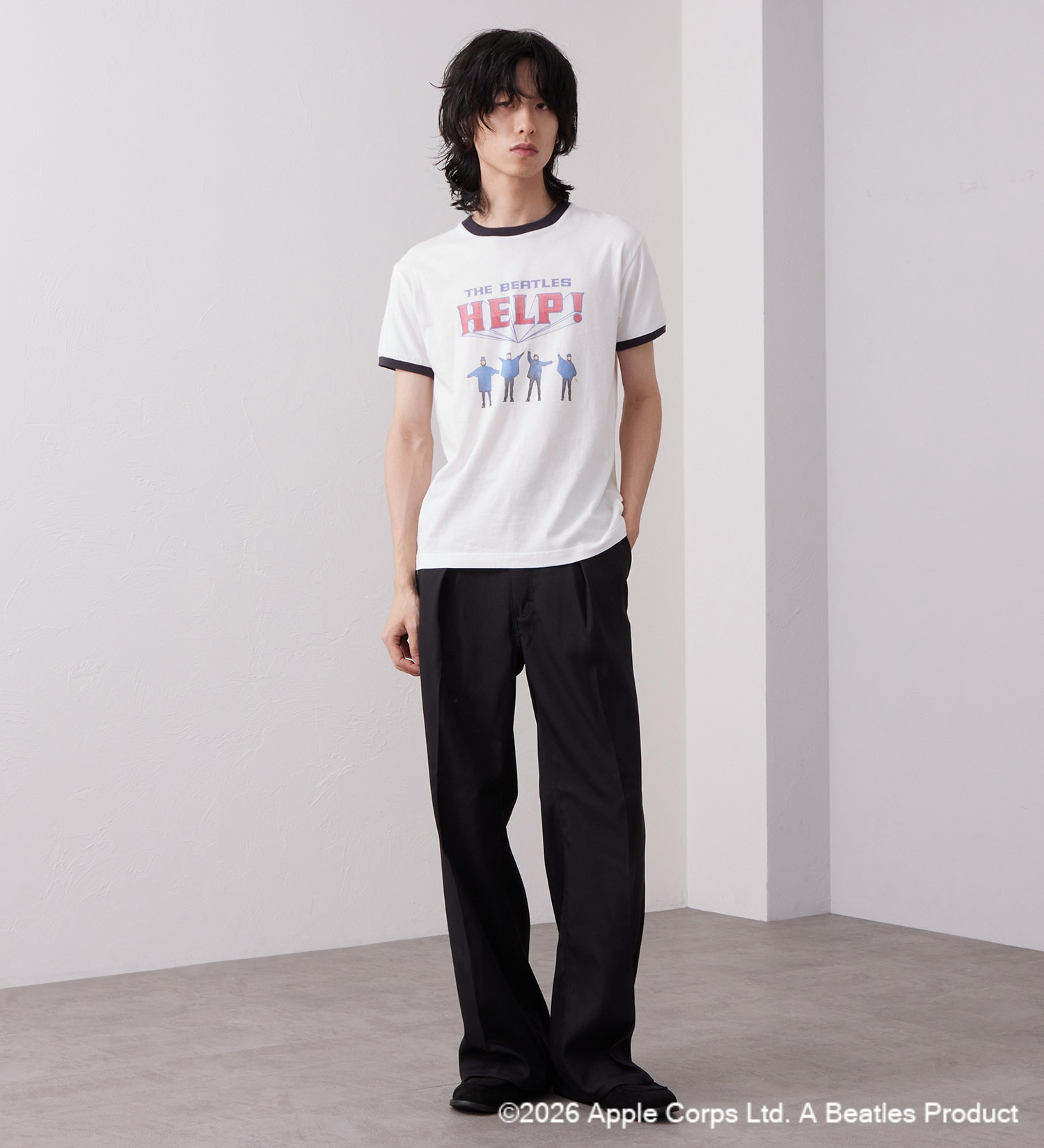 Wrangler(ラングラー)のWRINGER TEE SHIRTS【BEATLES】|トップス/Tシャツ/カットソー/メンズ|ネイビー