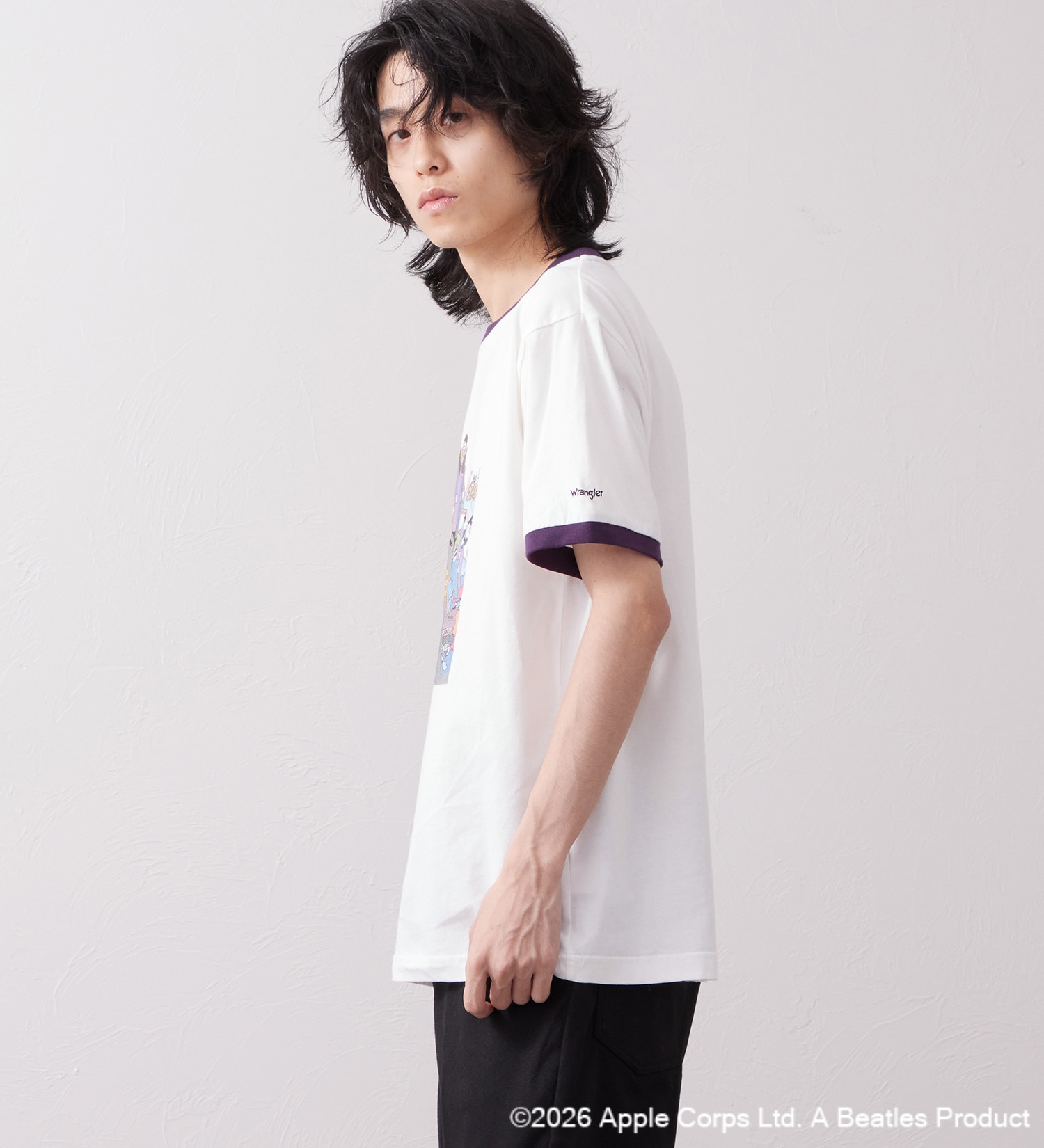 Wrangler(ラングラー)のWRINGER TEE SHIRTS【BEATLES】|トップス/Tシャツ/カットソー/メンズ|ワイン