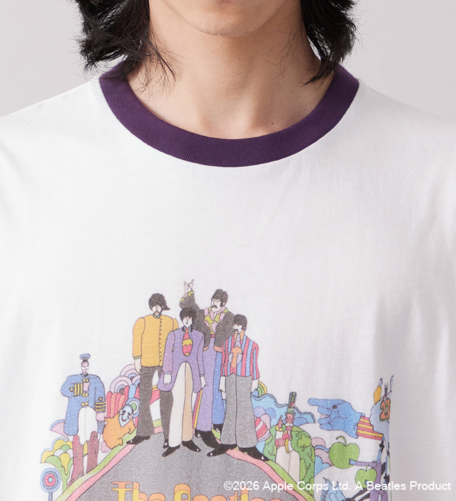 Wrangler(ラングラー)のWRINGER TEE SHIRTS【BEATLES】|トップス/Tシャツ/カットソー/メンズ|ワイン