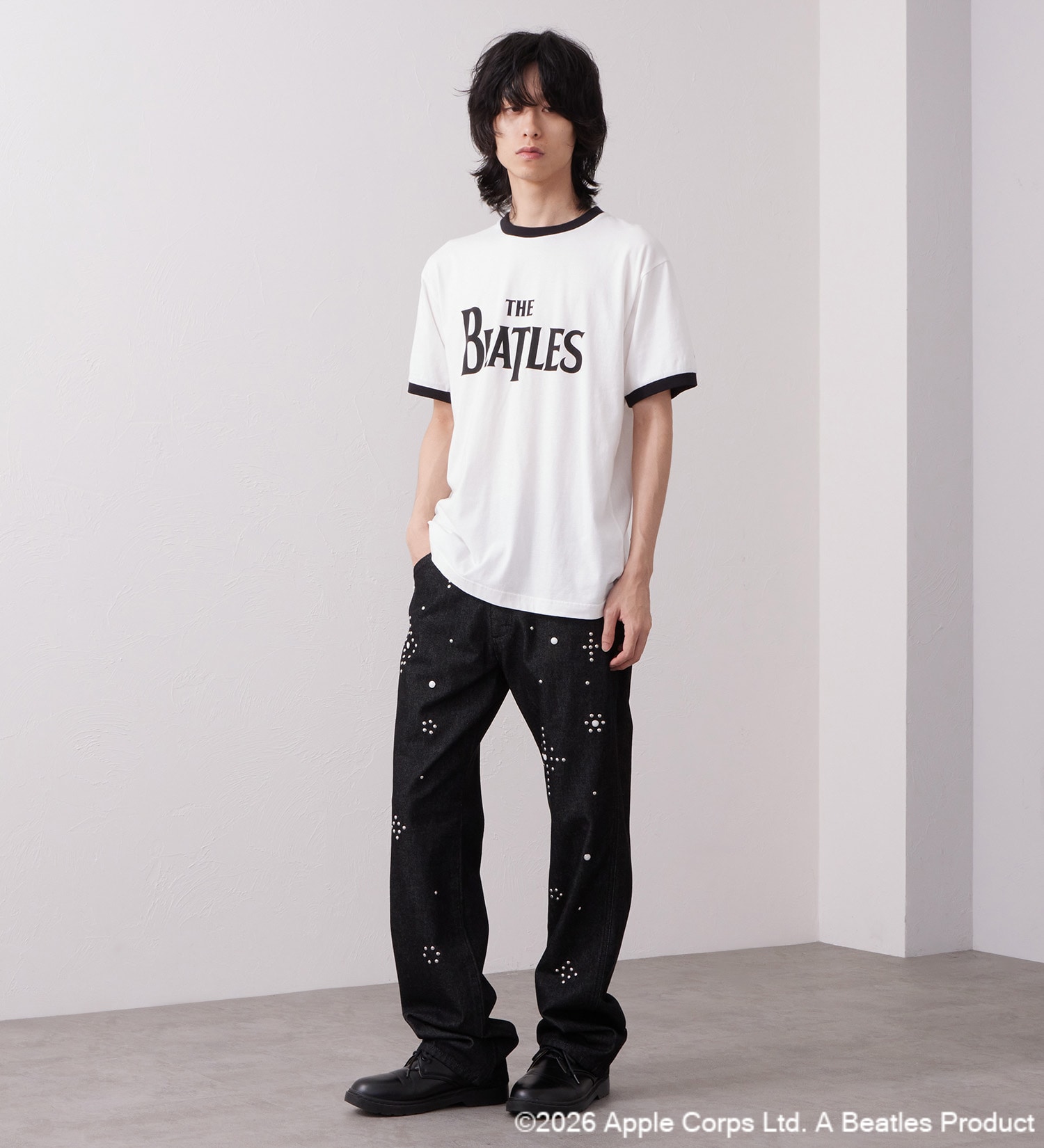 Wrangler(ラングラー)のWRINGER TEE SHIRTS【BEATLES】|トップス/Tシャツ/カットソー/メンズ|ブラック