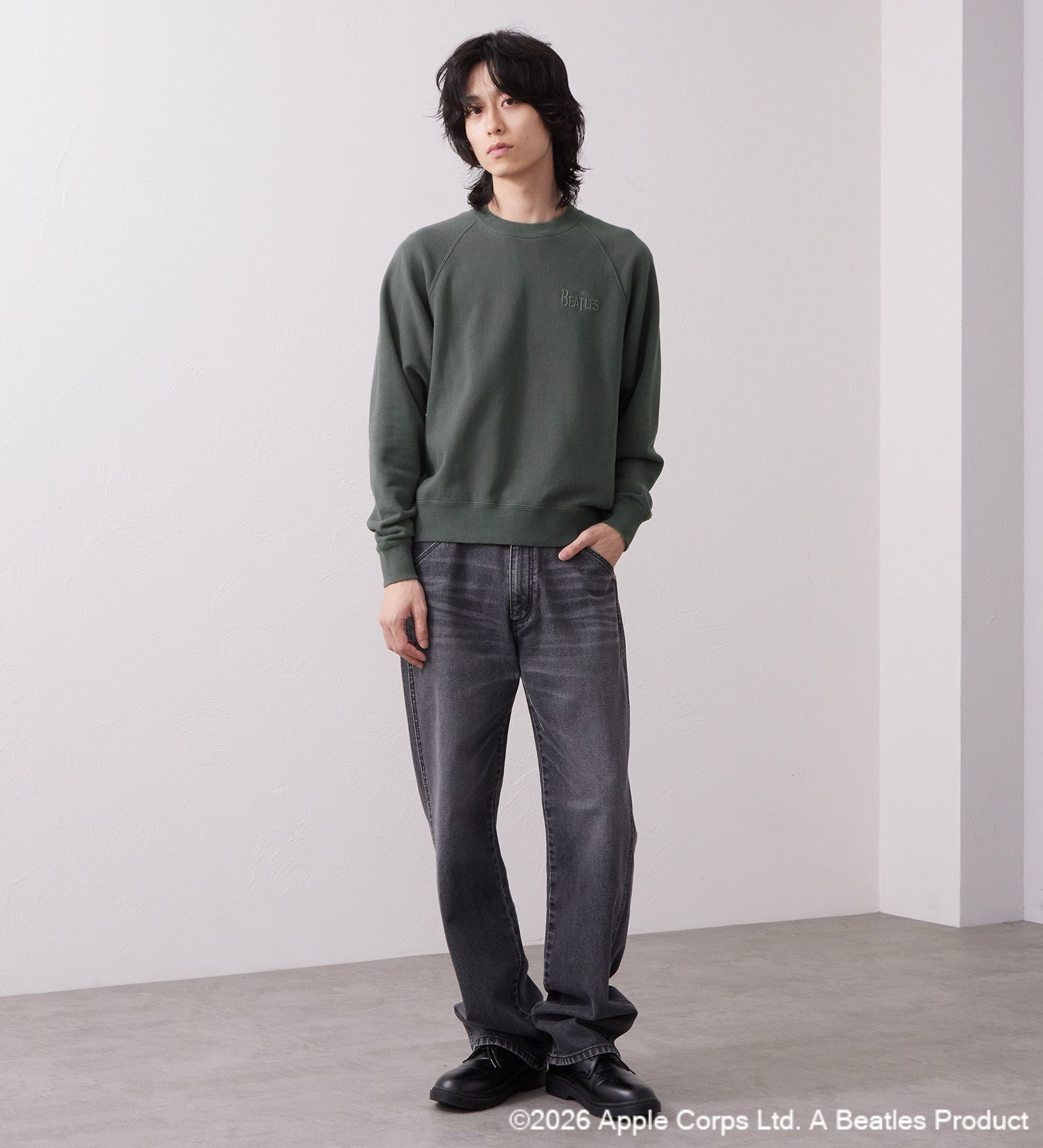 Wrangler(ラングラー)のCREW NECK SWEAT【BEATLES】 / クルーネックスウェット|トップス/スウェット/メンズ|ブラック