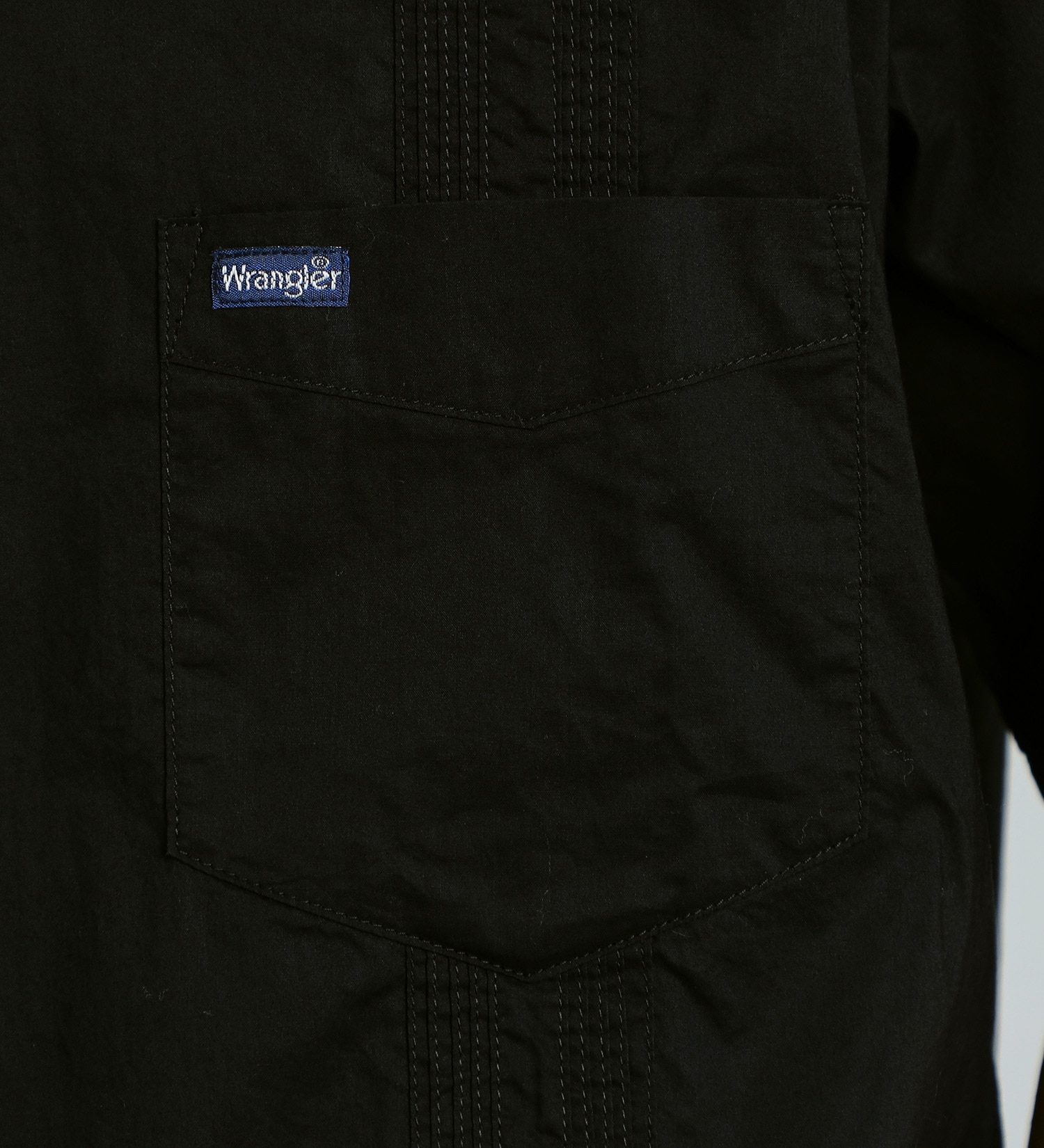 Wrangler(ラングラー)の【ブロード素材】キューバシャツ|トップス/シャツ/ブラウス/メンズ|ブラック