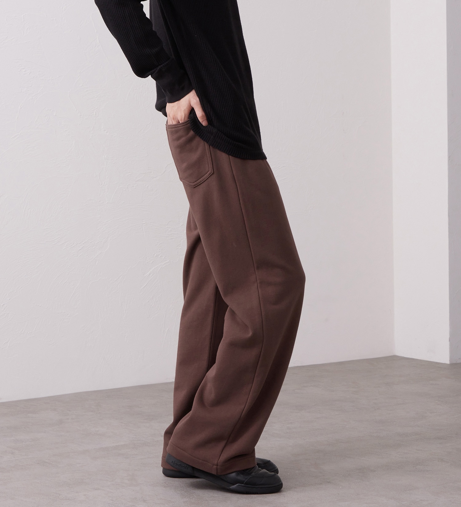 Wrangler(ラングラー)のSWEAT WIDE FLARE / スウェットワイドフレアーパンツ|パンツ/パンツ/メンズ|ブラウン