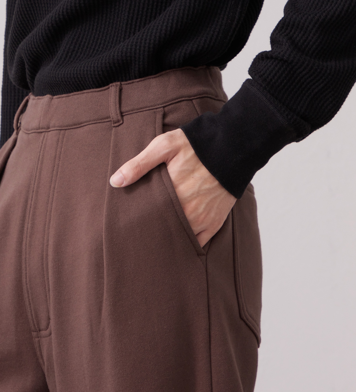 Wrangler(ラングラー)のSWEAT WIDE FLARE / スウェットワイドフレアーパンツ|パンツ/パンツ/メンズ|ブラウン