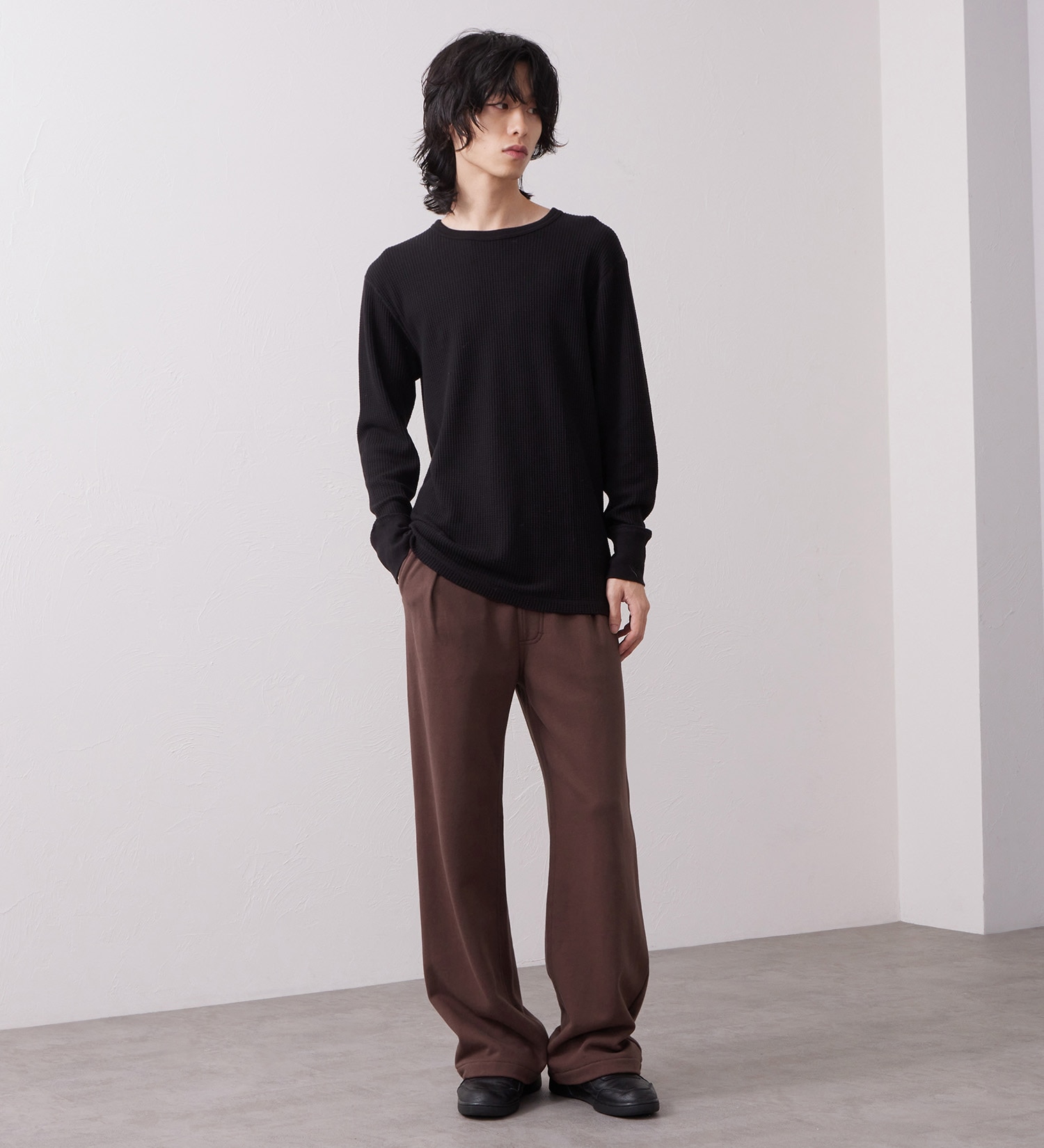 Wrangler(ラングラー)のSWEAT WIDE FLARE / スウェットワイドフレアーパンツ|パンツ/パンツ/メンズ|ブラウン