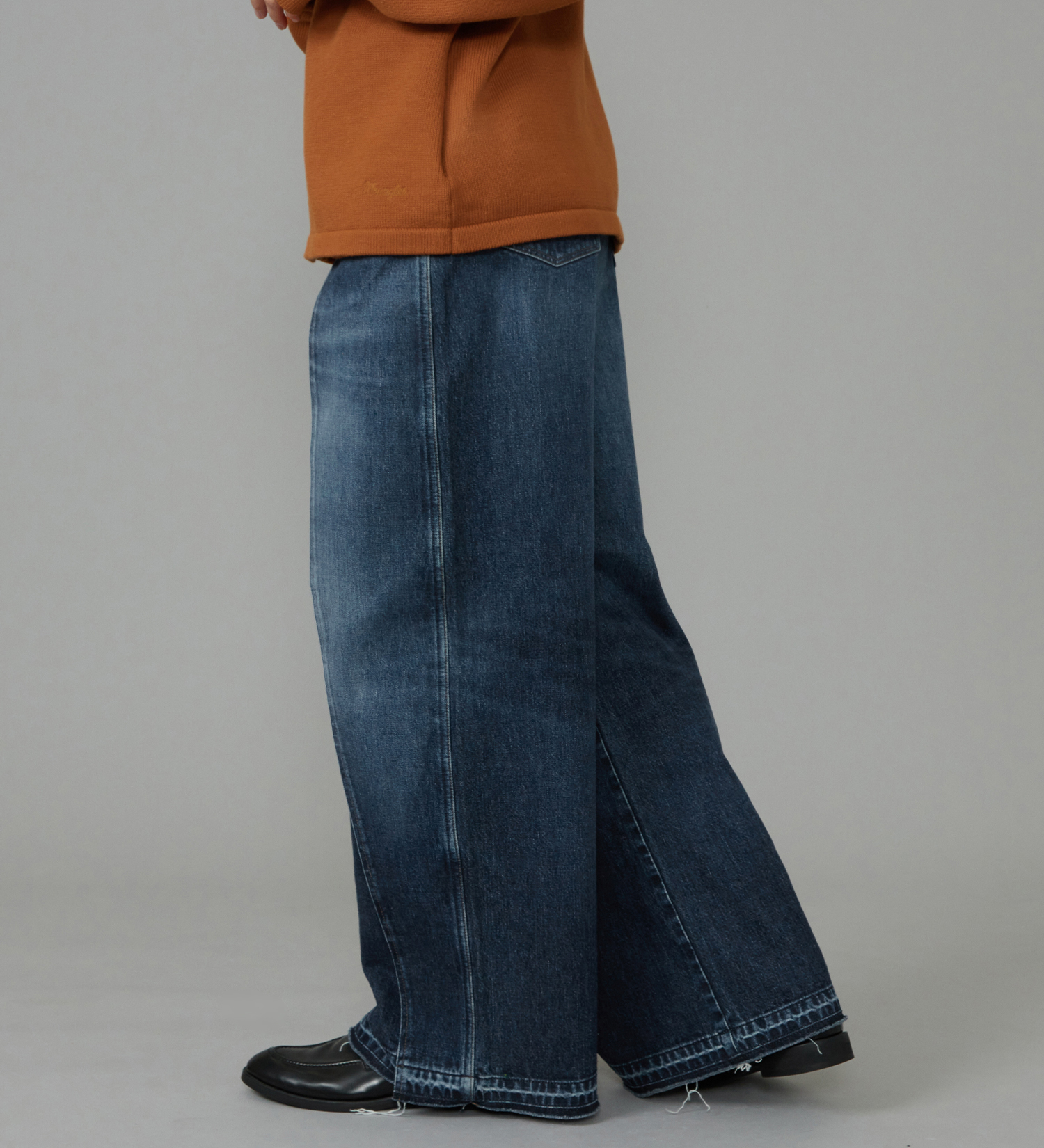 Wrangler(ラングラー)のWREMAKE RAYERD JEAN/リメイクレイヤードジーンズ【セットアップ可】|パンツ/デニム/ジーンズパンツ/メンズ|中色ブルー