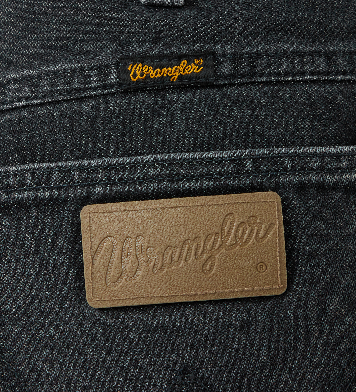 Wrangler(ラングラー)のWREMAKE RAYERD JEAN/リメイクレイヤードジーンズ【セットアップ可】|パンツ/デニム/ジーンズパンツ/メンズ|ブラックデニム