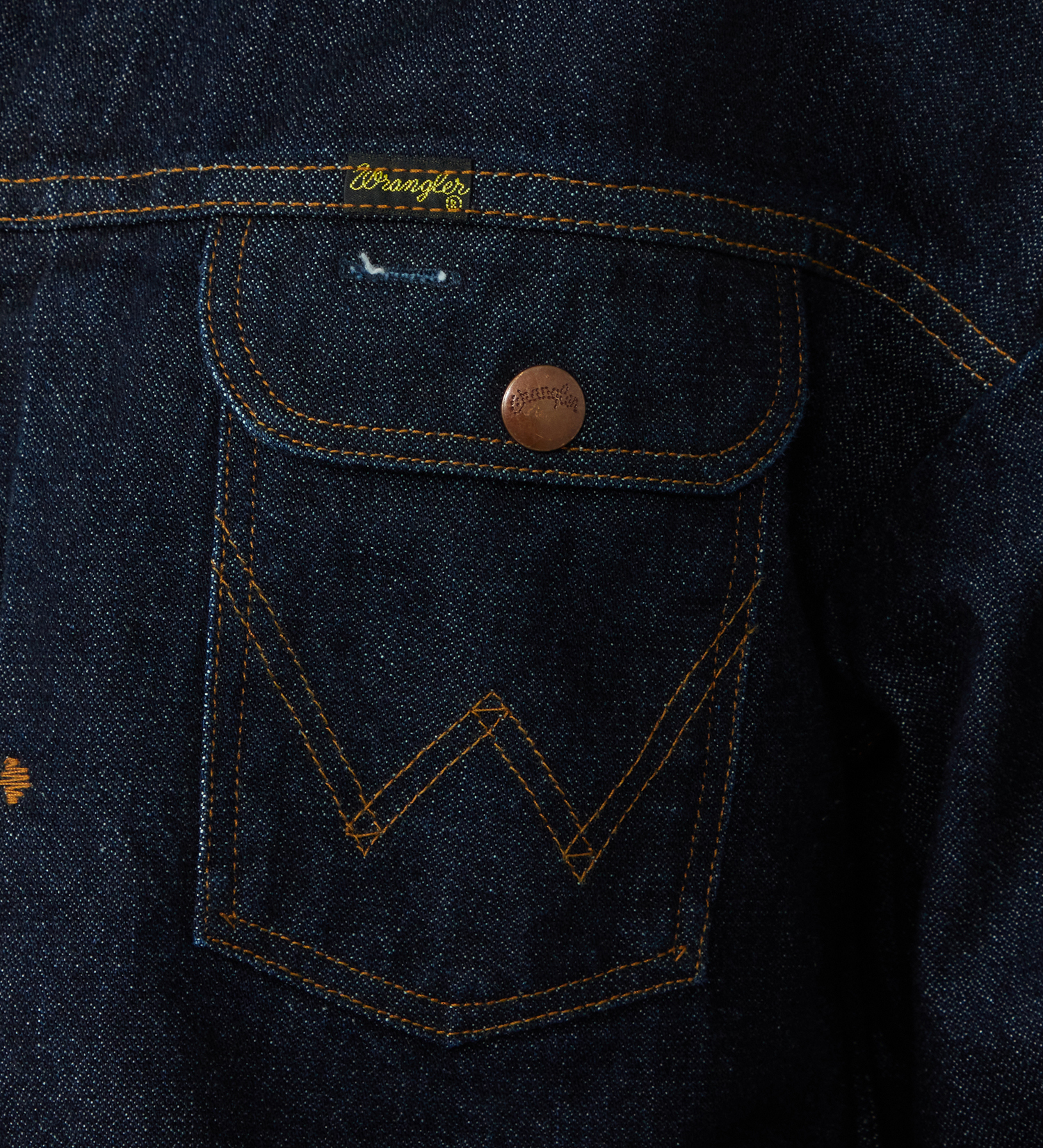 Wrangler(ラングラー)の【試着対象】SWITCHED 24MJZ/デニム×サテンリメイクジャケット【セットアップ可】|ジャケット/アウター/デニムジャケット/レディース|インディゴブルー