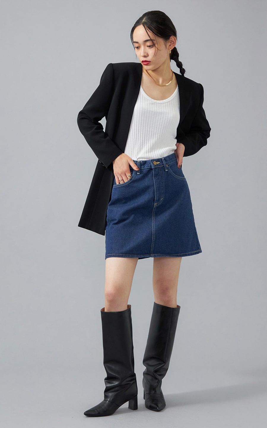 Lee STANDARD WARDROBE デニム ミニスカート