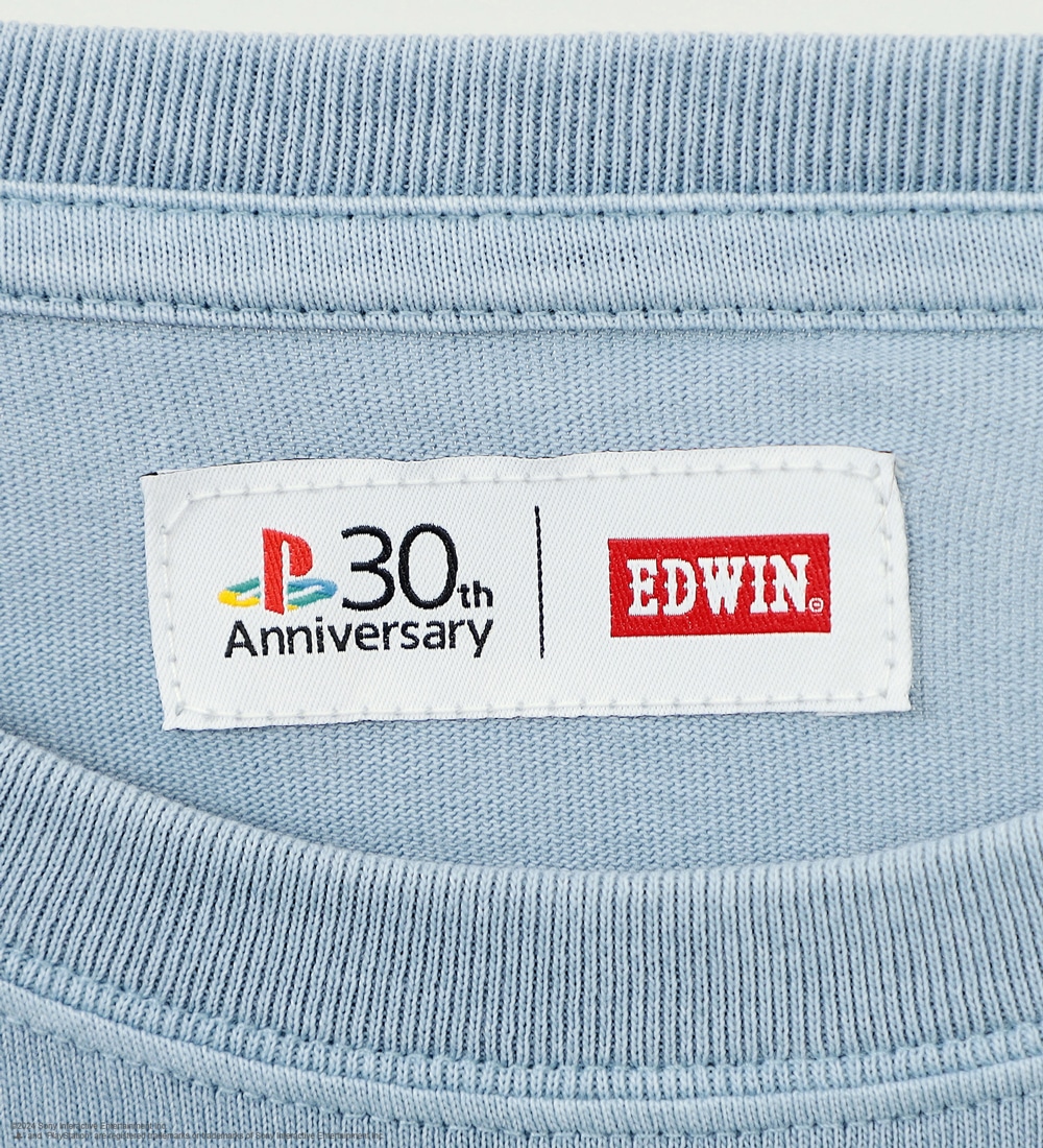 PlayStation × EDWIN 30 周年 ピグメントTシャツ